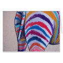 a colorful zebra cards by lilykickspanky a colorful zebra cards