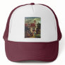 A Company In The Courtyard Behind A House. [1] Mesh Hat