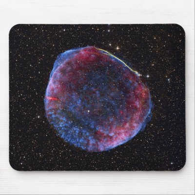 A composite image of the SN 1006 supernova remn Mouse Pad by stocktrek