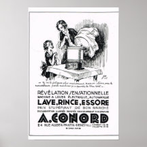 A Conord, Washing Machine Print