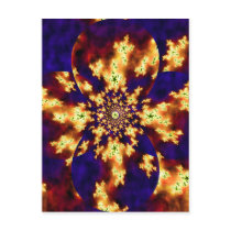 "A Conquering Light" ~ Abstract Art Print postcards