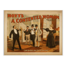 A Contented Woman Post Cards