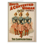 A Contented Woman, 'The Campaign Girls' Retro Thea Cards