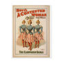 A Contented Woman, 'The Campaign Girls' Retro Thea Postcard