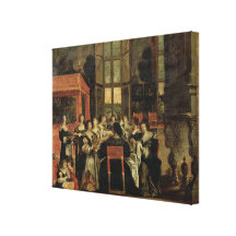 A Conversation Between Women Gallery Wrap Canvas