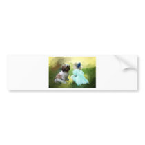 a conversation bumper sticker