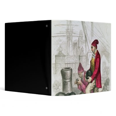 A Convict in the Toulon Penal Colony Vinyl Binders by bridgemanart