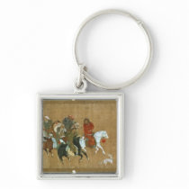 A convoy of Mongols, Chinese, 14th century Key Chain