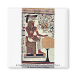 A Copy Of A Wall Painting From The Grave Of Seti Magnets