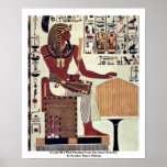 A Copy Of A Wall Painting From The Grave Of Seti posters