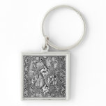 A copy of  ivory back Queen Melisende's Psalter Keychains