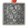 A copy of  ivory back Queen Melisende's Psalter Christmas Ornament