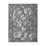A copy of  ivory back Queen Melisende's Psalter Post Card