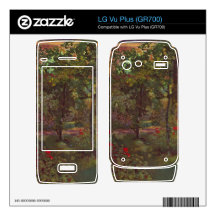 A corner in the garden of Bellevue by Manet Skin For LG Vu Plus