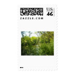 A cottage tucked away postage stamp