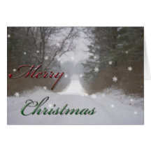 A country Christmas card