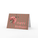 A Country Garden Ladybug Birthday Card (Red) by CSCountry A Country Garden Ladybug Birthday Card (Red)