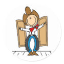 A Cowboy's Entrance Sticker