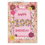 A craftlook 100th birthday card