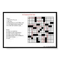 A Crossword for Dad posters by NotionsbyNique A Crossword for Dad posters