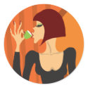 a cup of coffee stickers