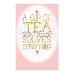 A Cup of Tea and a Cupcake Posters