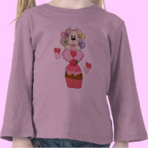 A Cupcake Puppy Valentines t-shirts