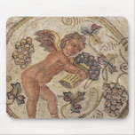 A cupid picking grapes, fragment of pavement mousepad