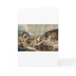A curious god. greeting cards