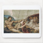 A curious god. mousepad