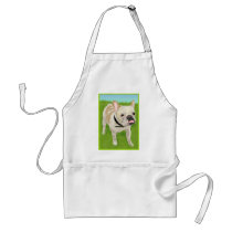 A cute Artistic & Whimsical French Bulldog aprons