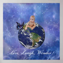 A cute baby's world dream posters