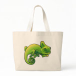 A cute chameleon lizard bags