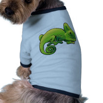 A cute chameleon lizard dog clothing
