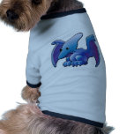 A cute friendly dinosaur pterodactyl or pteranodon dog tee