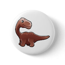 A cute friendly diplodocus dinosaur pin
