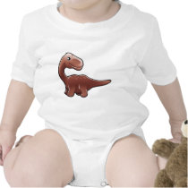 A cute friendly diplodocus dinosaur t shirt