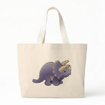 A cute friendly triceratops dinosaur bags