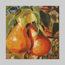 A Cute Pear Canvas Print canvas prints
