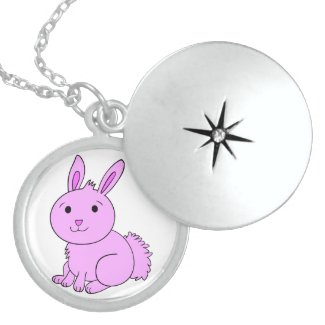 A Cute Pink Bunny Necklace