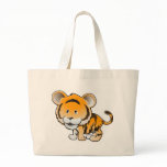 A cute tiger canvas bag