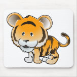 A cute tiger mouse pad