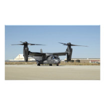 A CV-22 Osprey prepares for take-off