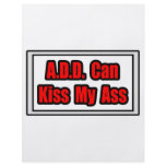 A.D.D. Can Kiss My Ass Personalized Flyer