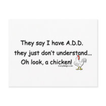 A.D.D. Humor postcards