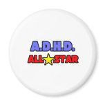 A.D.H.D. All Star Fridge Magnet