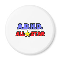 A.D.H.D. All Star Fridge Magnet