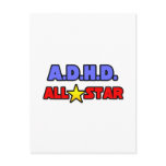 A.D.H.D. All Star Post Cards