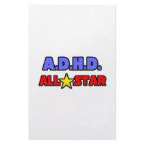 A.D.H.D. All Star stationery