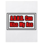 A.D.H.D. Can Kiss My Ass Flyer Design